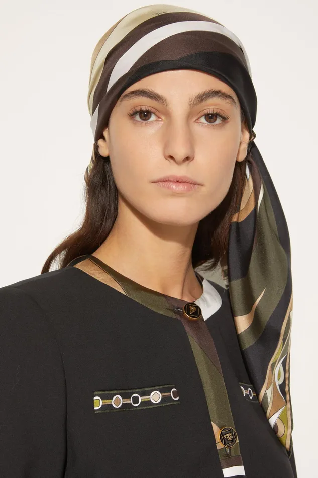 Silks Women PUCCI CigniPrint Large SilkTwill Carr