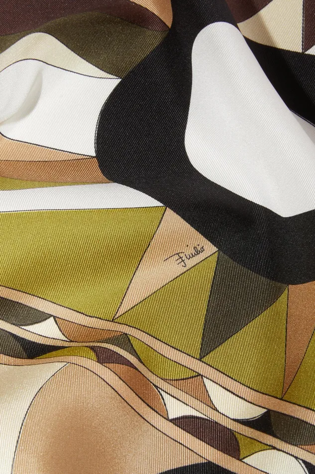 Silks Women PUCCI CigniPrint Large SilkTwill Carr