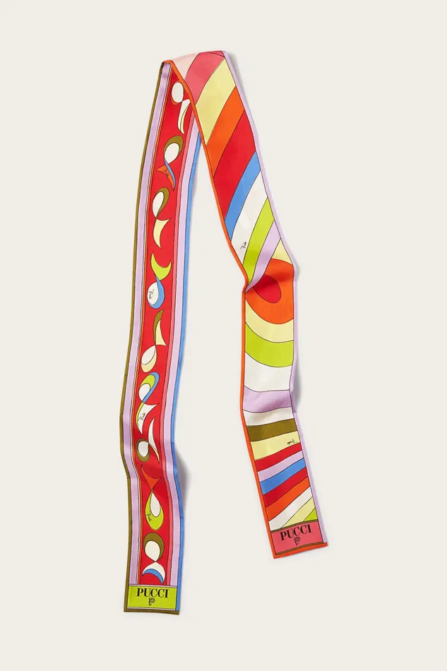 Silks Women PUCCI Iride And PesciPrint SilkTwill Scarf