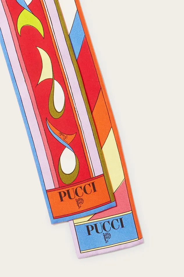 Silks Women PUCCI Iride And PesciPrint SilkTwill Scarf