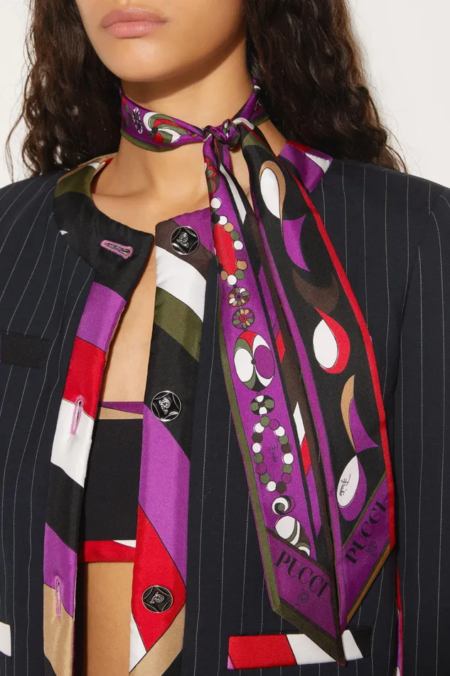 Silks Women PUCCI PesciPrint SilkTwill Scarf