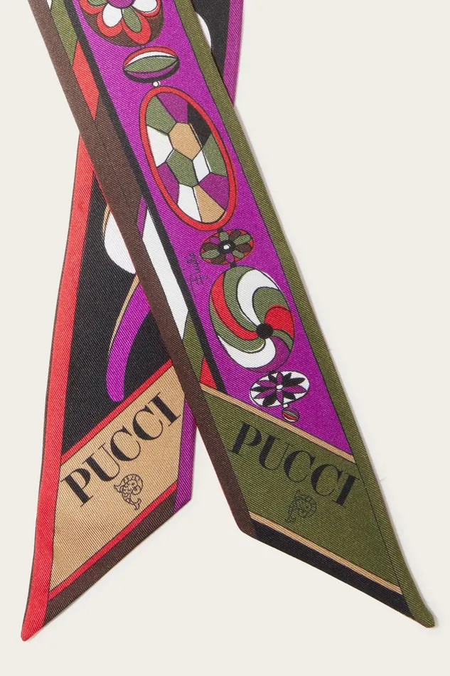 Silks Women PUCCI PesciPrint SilkTwill Scarf