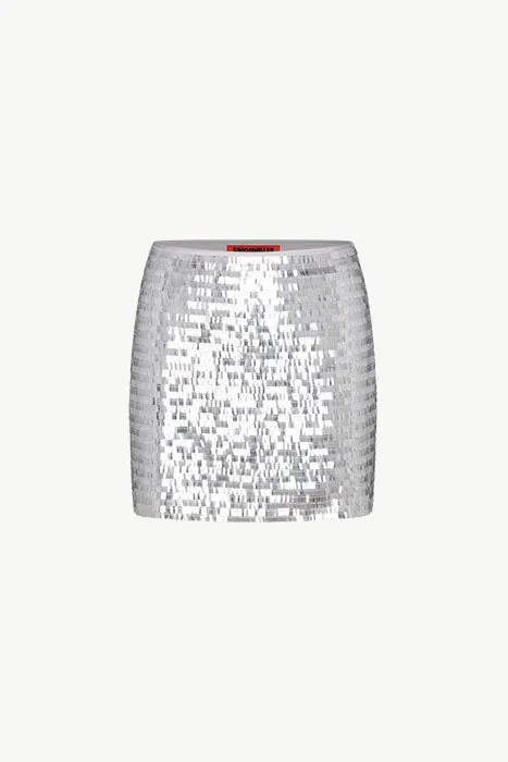 Simon Miller Bottoms Sequin Dizzy Skirt In Satellite Silver 8211 Women Simon Miller Bottoms Sequin Dizzy Skirt In Satellite Silver 8211 Women
