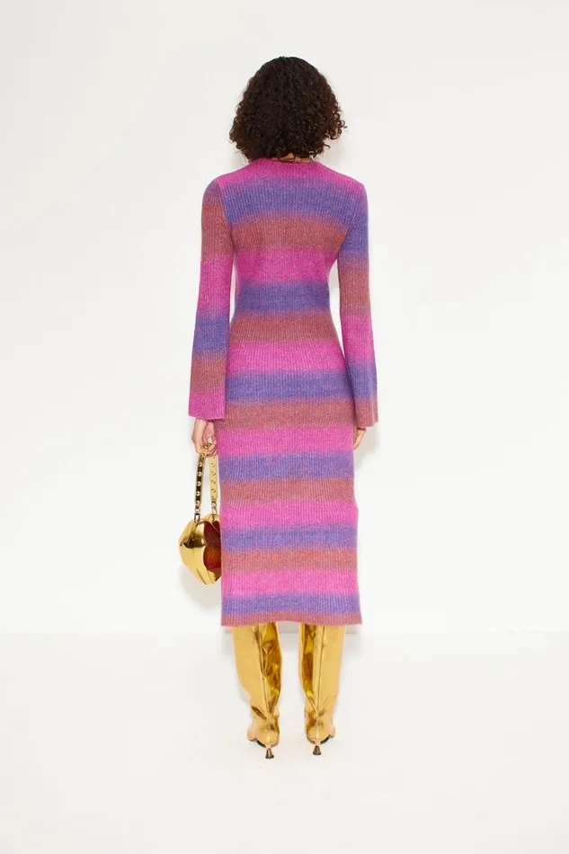 Simon Miller Dresses Axon Dress In Distorted Stripe 8211 Women Simon Miller Dresses Axon Dress In Distorted Stripe 8211 Women