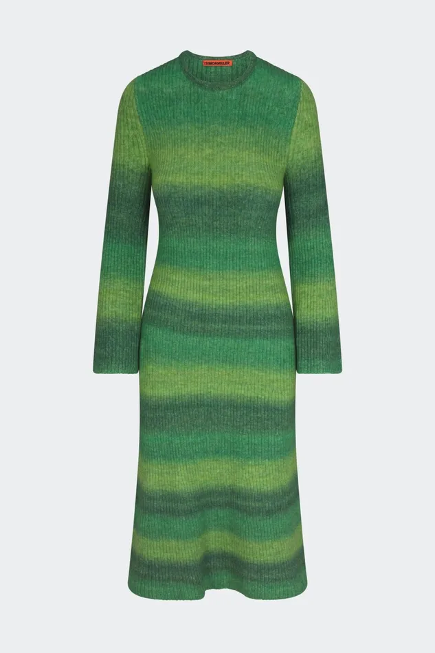 Simon Miller Dresses Axon Dress In Gummy Green Multi 8211 Women