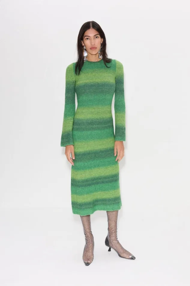 Simon Miller Dresses Axon Dress In Gummy Green Multi 8211 Women Simon Miller Dresses Axon Dress In Gummy Green Multi 8211 Women
