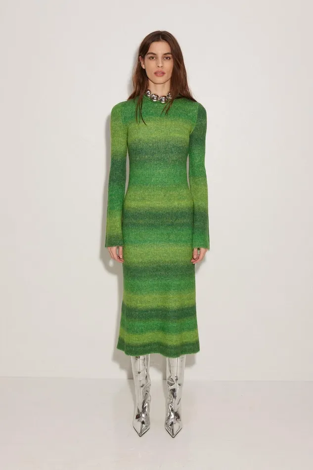 Simon Miller Dresses Axon Dress In Gummy Green Multi 8211 Women Simon Miller Dresses Axon Dress In Gummy Green Multi 8211 Women