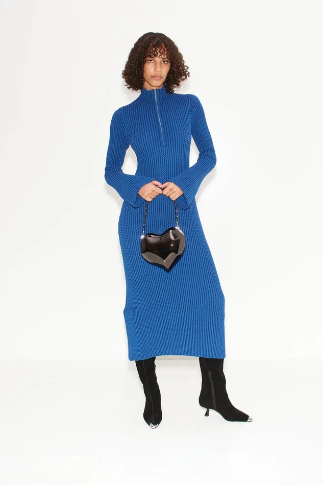 Simon Miller Knitwear Simon Miller Zumi Textured Knit Dress In Matisse Blue 8211 Women