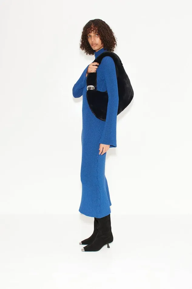 Simon Miller Knitwear Simon Miller Zumi Textured Knit Dress In Matisse Blue 8211 Women