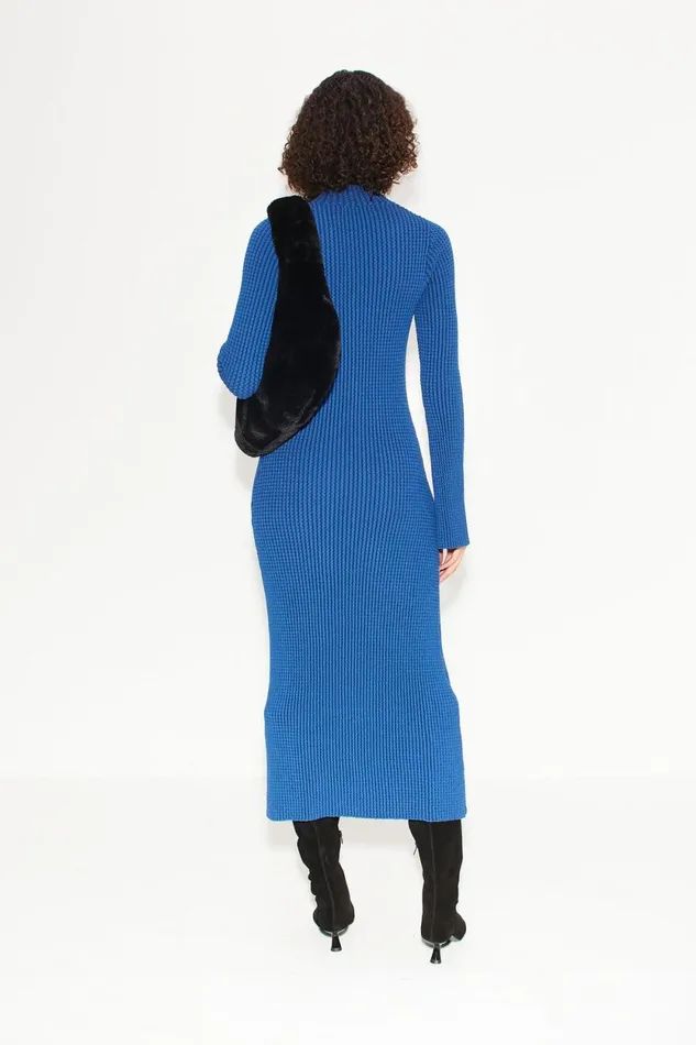 Simon Miller Knitwear Simon Miller Zumi Textured Knit Dress In Matisse Blue 8211 Women