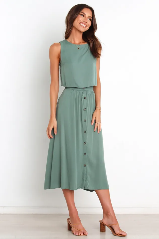 Skirts Women Ava Skirt 8211 Green Green petalandpup