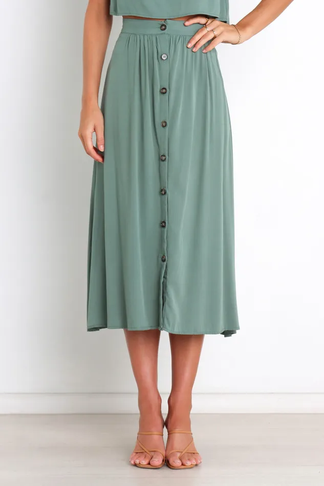 Skirts Women Ava Skirt 8211 Green Green petalandpup