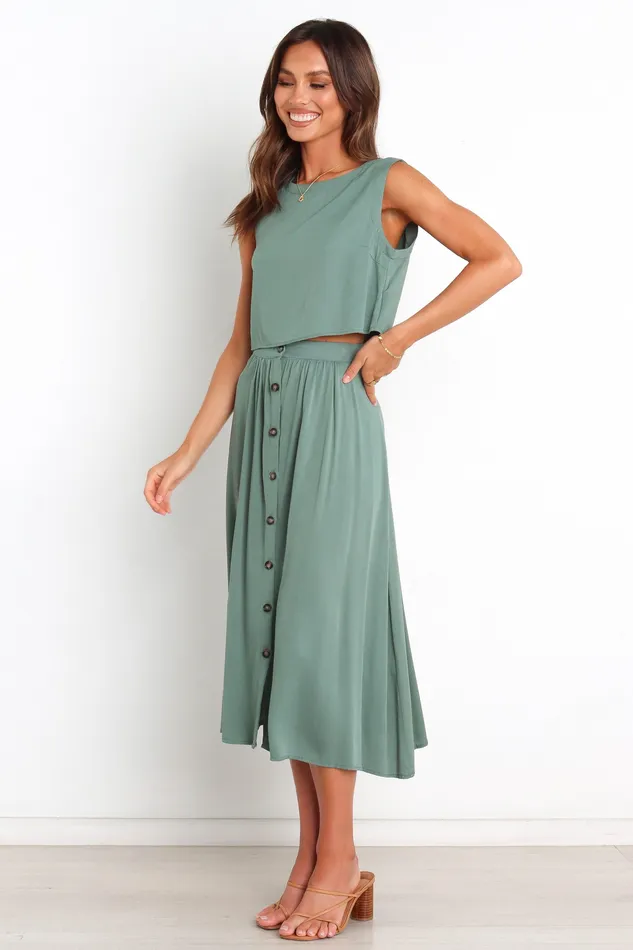 Skirts Women Ava Skirt 8211 Green Green petalandpup