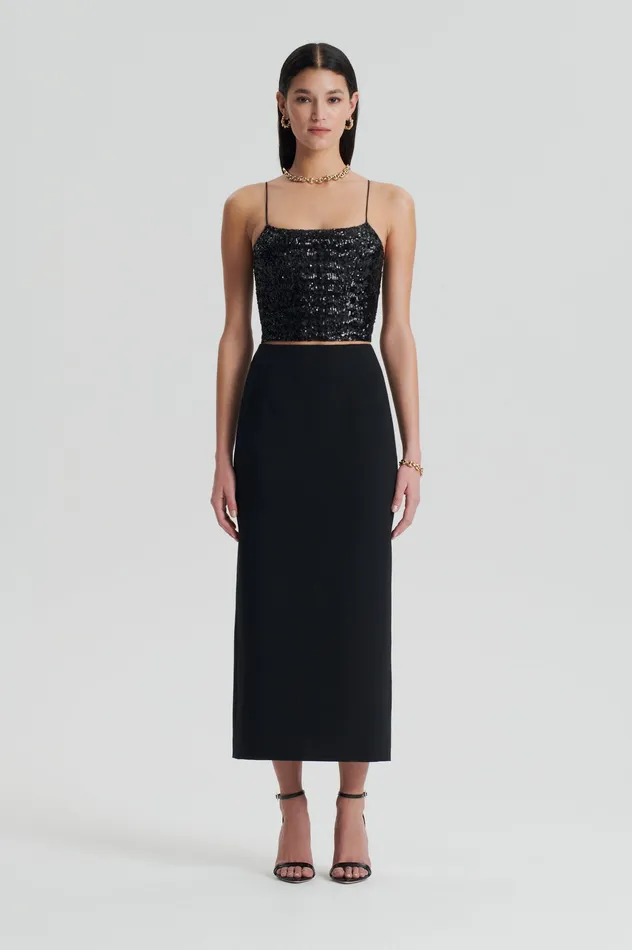 Skirts Women CADY PENCIL SKIRT BLACK Scanlan Theodore