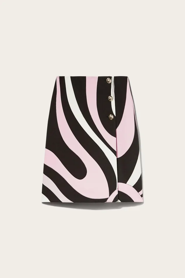 Skirts Women PUCCI MarmoPrint Wrap Skirt