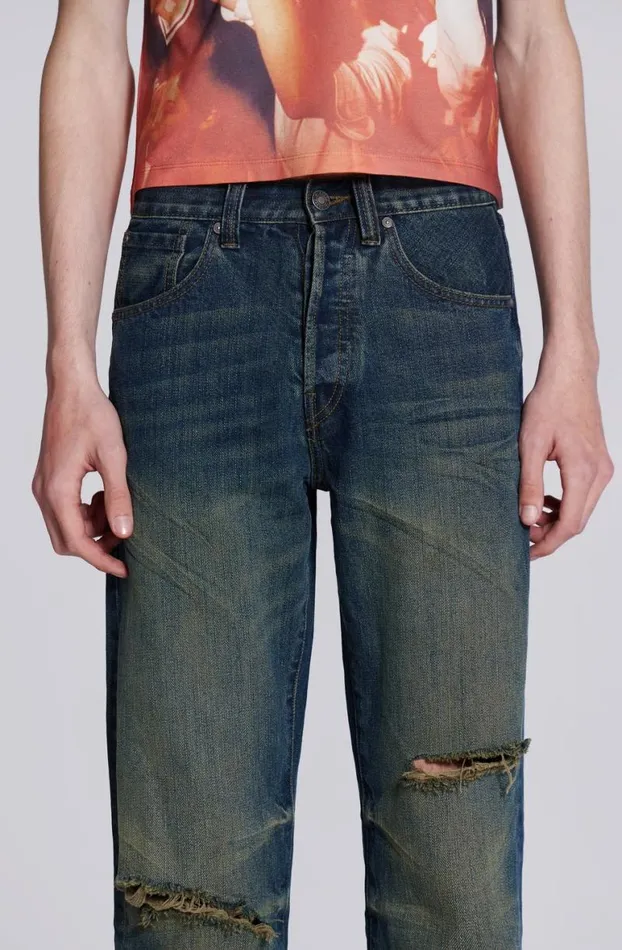 SlimStraight Jeans Men Jaded London Busted Scott Jeans