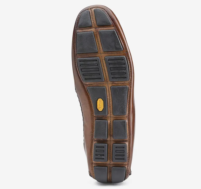 SlipOns and Loafers Men Dayton Bit Loafer Brown Italian Calfskin Johnston and Murphy