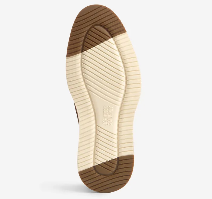 SlipOns and Loafers Men Johnston and Murphy Upton Perfed Venetian Loafer Taupe Nubuck