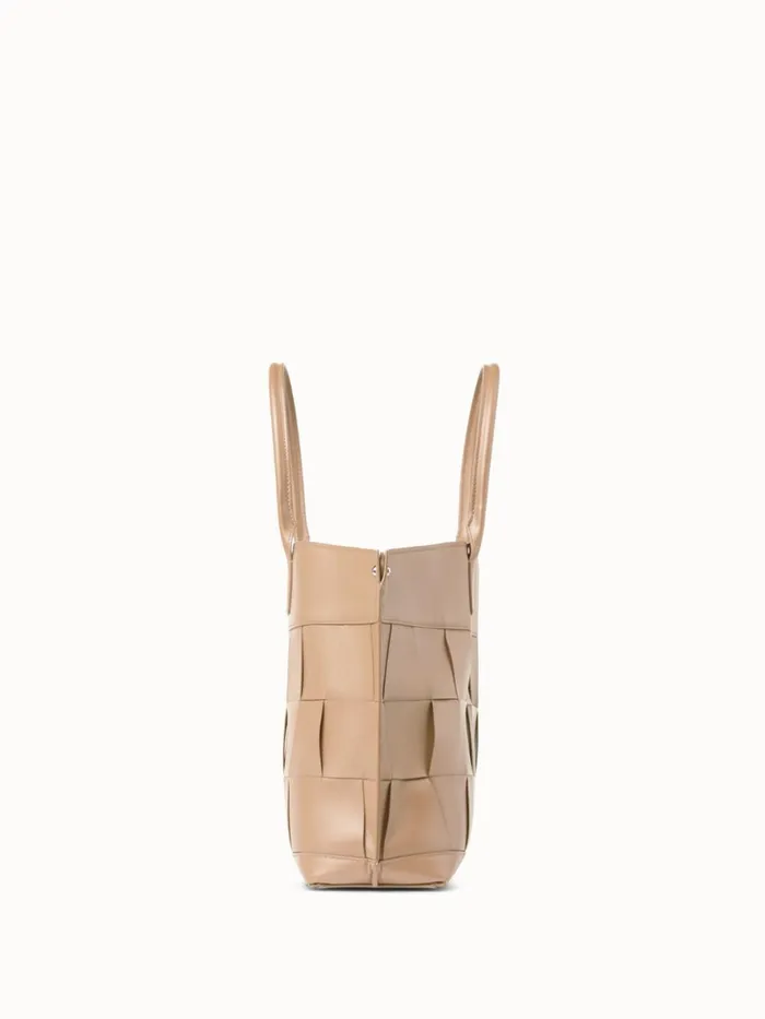 Small Ai Messenger Bag In Braided Trapezoids Cordage Women Akris Tote Bags