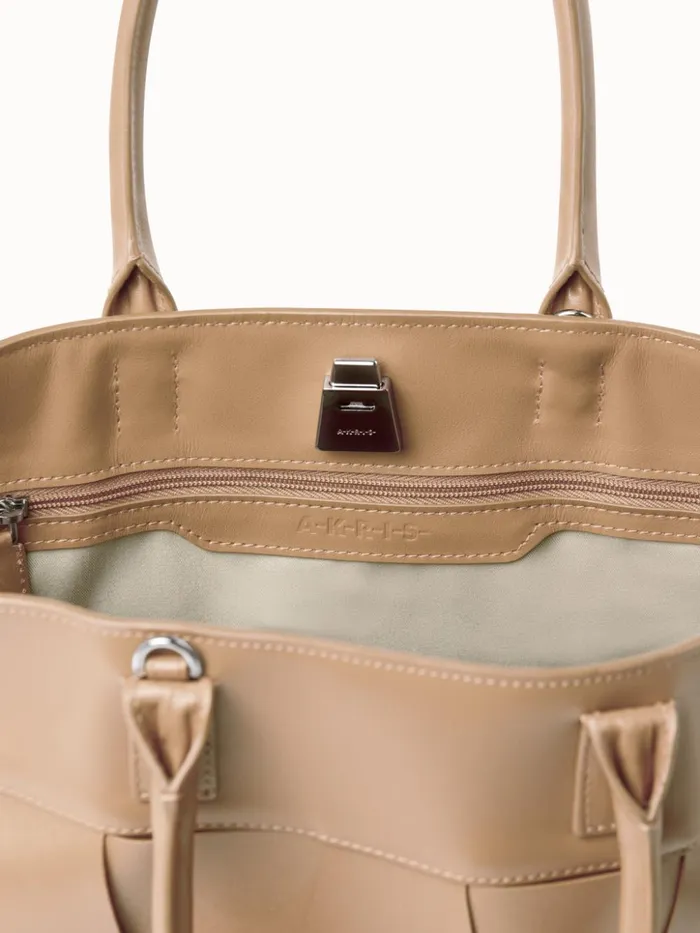Small Ai Messenger Bag In Braided Trapezoids Cordage Women Akris Tote Bags