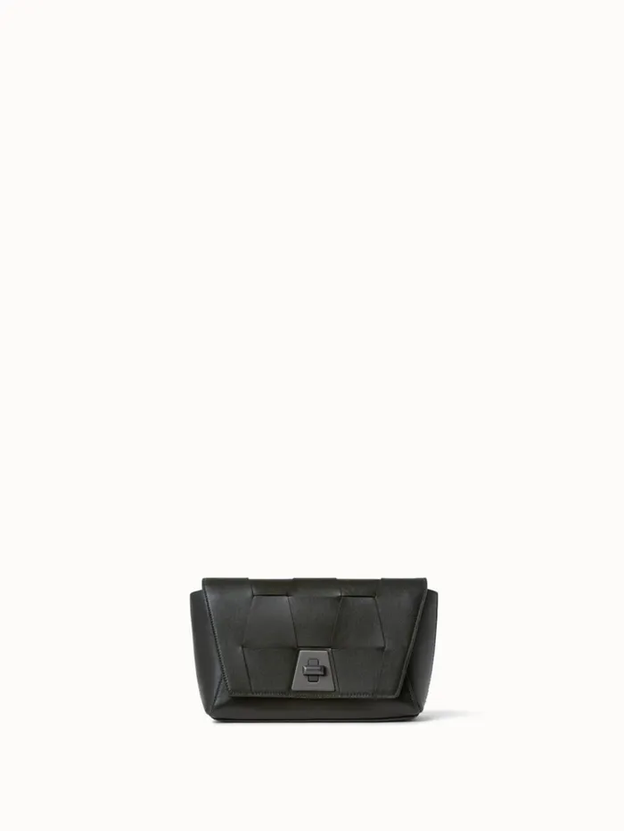 Small Day Bag In Braided Trapezoids Bottle Women Akris Crossbody Bags