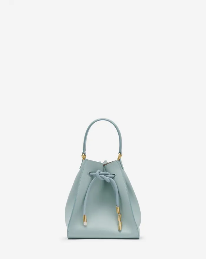 Small Leather Sequence By Lanvin Handbag Ice Blue Women Lanvin Crossbody Bags and Shoulder Bags