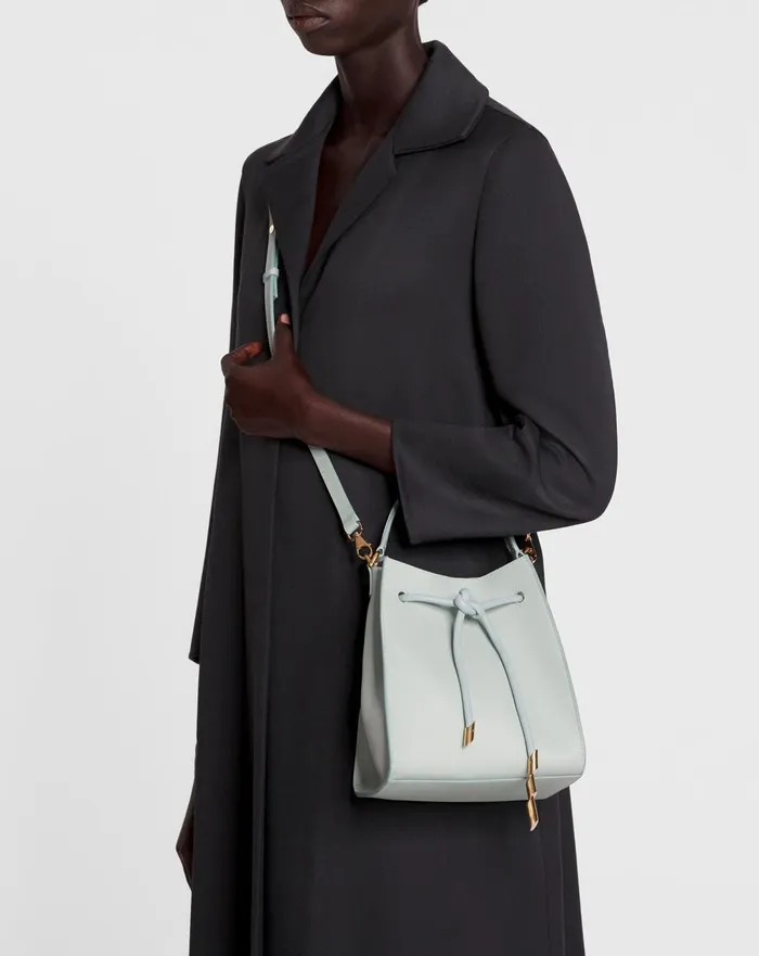 Small Leather Sequence By Lanvin Handbag Ice Blue Women Lanvin Crossbody Bags and Shoulder Bags