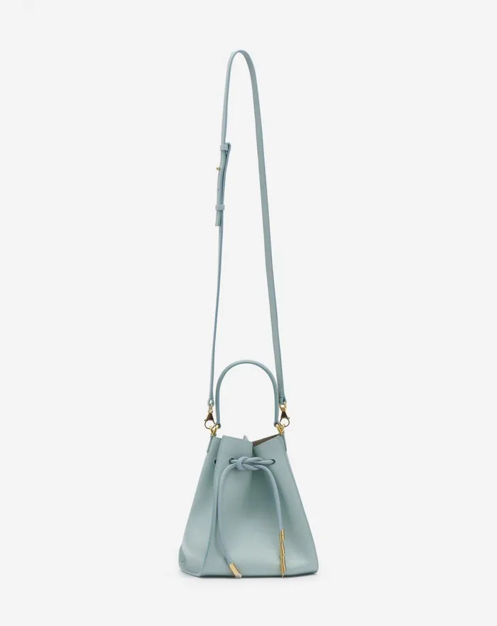 Small Leather Sequence By Lanvin Handbag Ice Blue Women Lanvin Crossbody Bags and Shoulder Bags