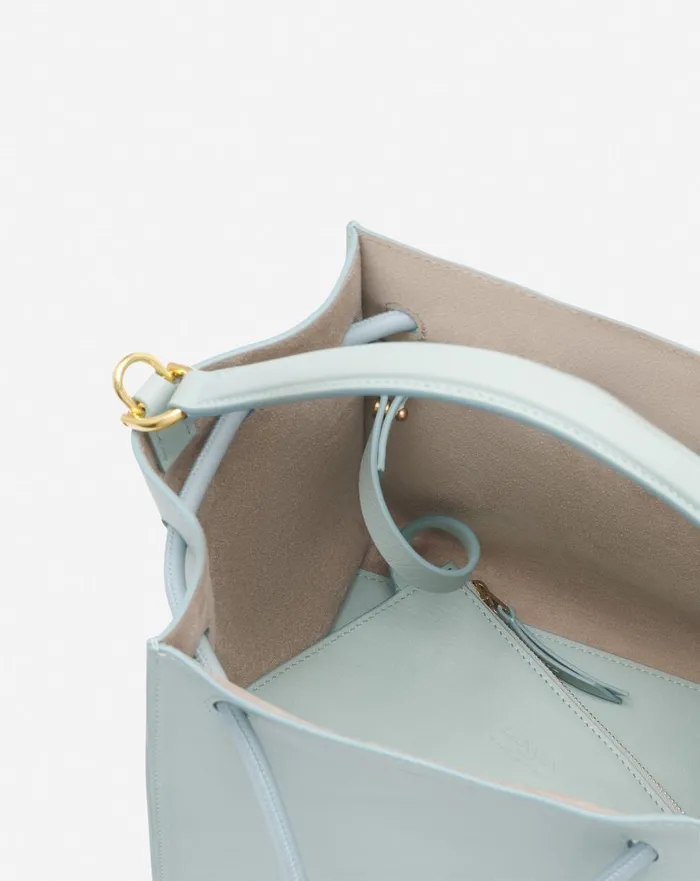 Small Leather Sequence By Lanvin Handbag Ice Blue Women Lanvin Crossbody Bags and Shoulder Bags