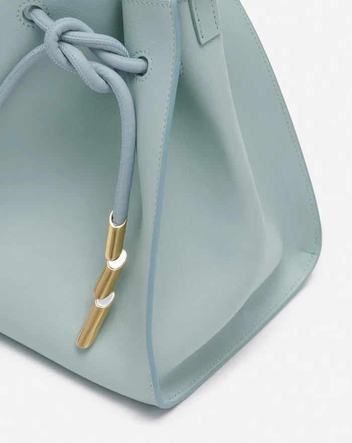 Small Leather Sequence By Lanvin Handbag Ice Blue Women Lanvin Crossbody Bags and Shoulder Bags