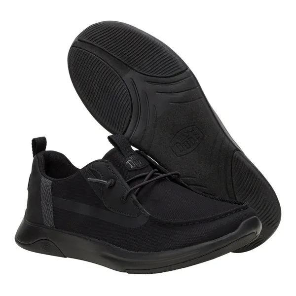 Sneakers Apparel Wally Drift Mesh BlackBlack heydude