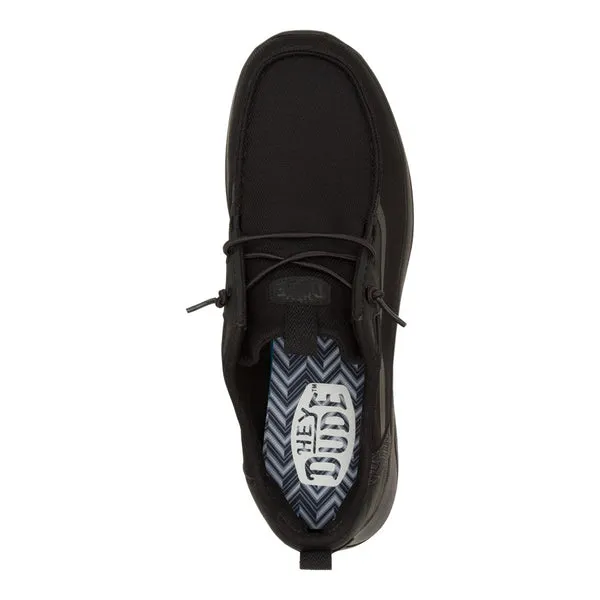 Sneakers Apparel Wally Drift Mesh BlackBlack heydude