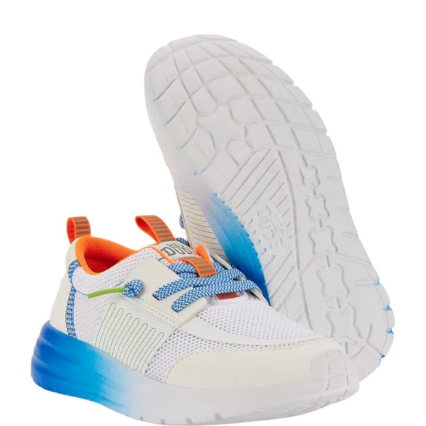 Sneakers heydude Apparel Sirocco Play Youth Sport Block WhiteBlue