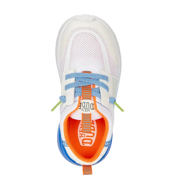 Sneakers heydude Apparel Sirocco Play Youth Sport Block WhiteBlue