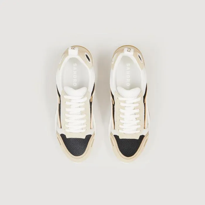 Sneakers Women SANDRO Flame Sneakers Gold