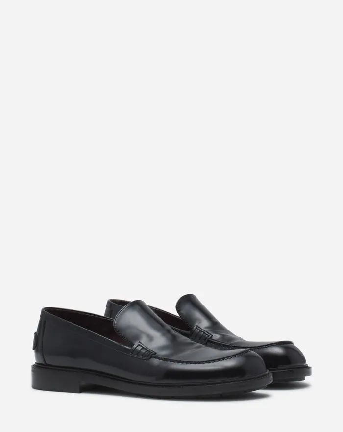 Spinto Loafers In Glossy Leather Black Men Lanvin Loafers and Derbies Spinto Loafers In Glossy Leather Black Men Lanvin Loafers and Derbies