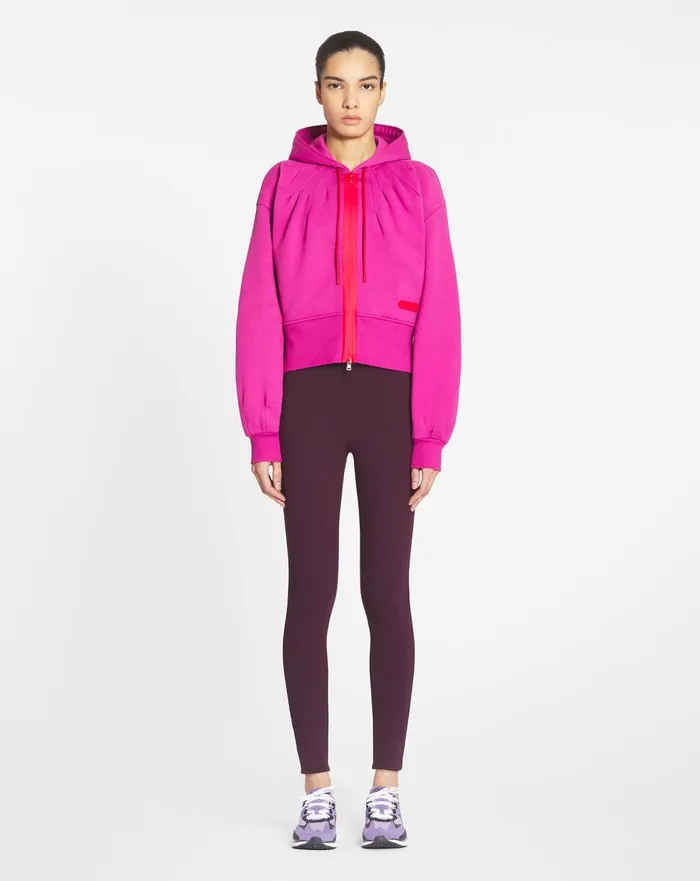Sportswear Zipped Hoodie Fuchsia Women Lanvin TShirts and Sweatshirts Sportswear Zipped Hoodie Fuchsia Women Lanvin TShirts and Sweatshirts