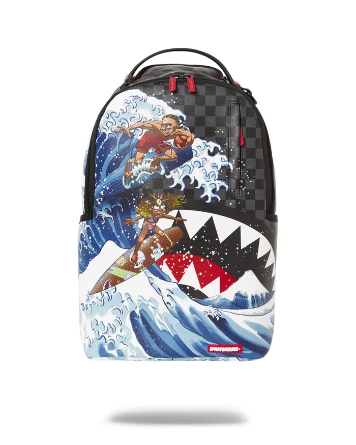 SPRAYGROUND Backpacks AMARI BAILEY and SISTER SURFRIDER COLLAB BACKPACK DLXV 8211 Universal