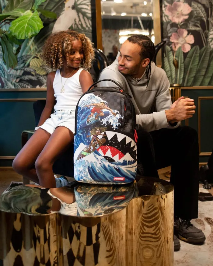 SPRAYGROUND Backpacks AMARI BAILEY and SISTER SURFRIDER COLLAB BACKPACK DLXV 8211 Universal SPRAYGROUND Backpacks AMARI BAILEY and SISTER SURFRIDER COLLAB BACKPACK DLXV 8211 Universal