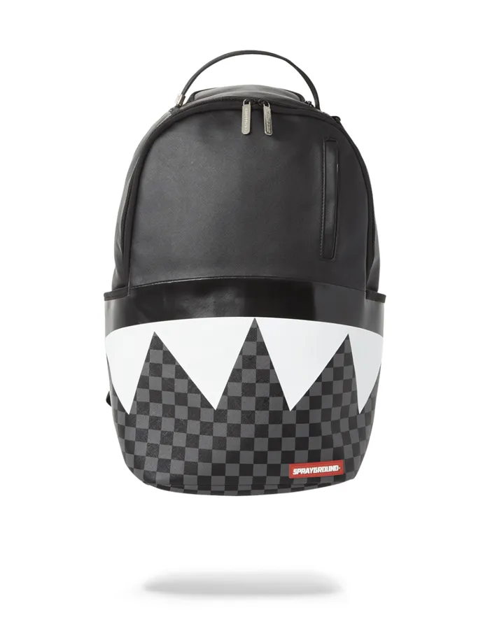 SPRAYGROUND Backpacks BLACK HALF CHECK SHARKS IN PARIS BACKPACK ONE OF ONE 8211 Universal
