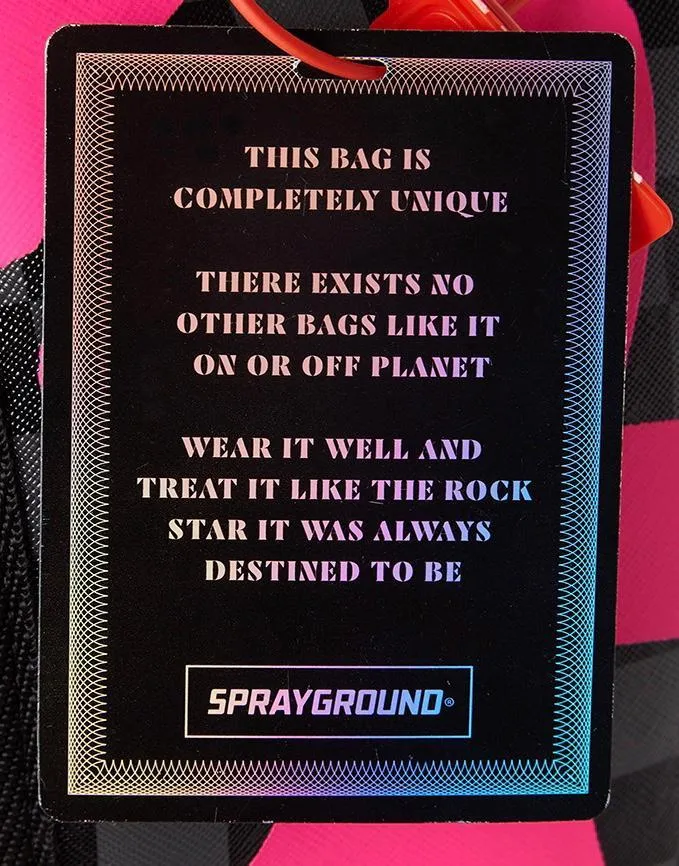 SPRAYGROUND Backpacks BLACK HALF CHECK SHARKS IN PARIS BACKPACK ONE OF ONE 8211 Universal