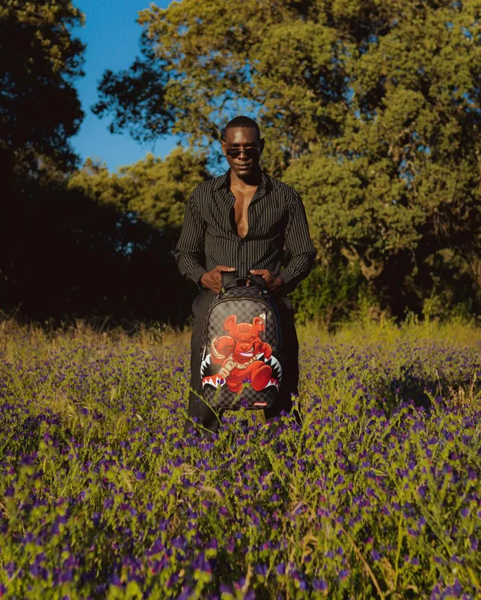 SPRAYGROUND Backpacks CHASE BANK DIABLO BACK AT IT GREY DLXV 8211 Universal