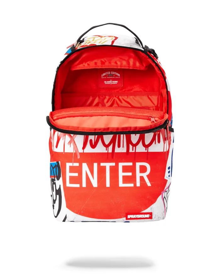SPRAYGROUND Backpacks DO NOT ENTER 8211 Universal SPRAYGROUND Backpacks DO NOT ENTER 8211 Universal