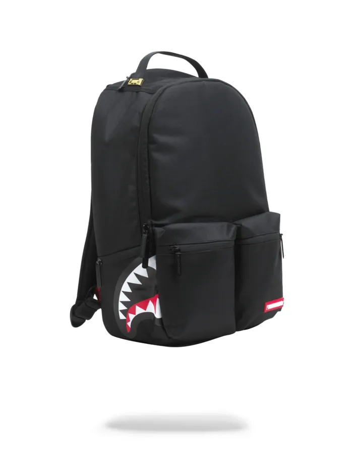 SPRAYGROUND Backpacks DOUBLE CARGO SIDE SHARK BLACK 8211 Universal SPRAYGROUND Backpacks DOUBLE CARGO SIDE SHARK BLACK 8211 Universal