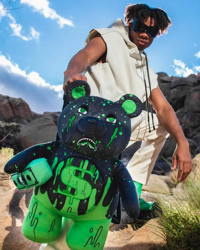 SPRAYGROUND Backpacks DRIP BEAR MONEYBEAR TEDDYBEAR BACKPACK 8211 Universal
