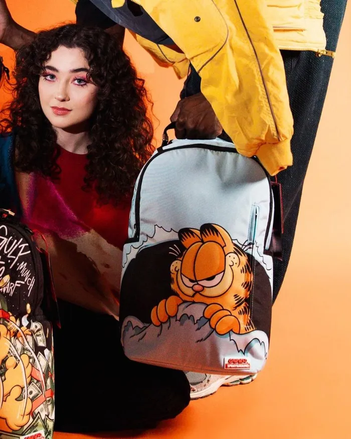 SPRAYGROUND Backpacks GARFIELD BADBOY FOR RIPPING THE SHARKMOUTH DLXSR BACKPACK 8211 Universal