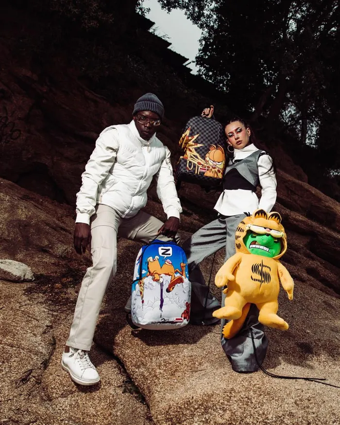 SPRAYGROUND Backpacks GARFIELD MONEYBEAR SUIT TEDDYBEAR BACKPACK 8211 Universal SPRAYGROUND Backpacks GARFIELD MONEYBEAR SUIT TEDDYBEAR BACKPACK 8211 Universal