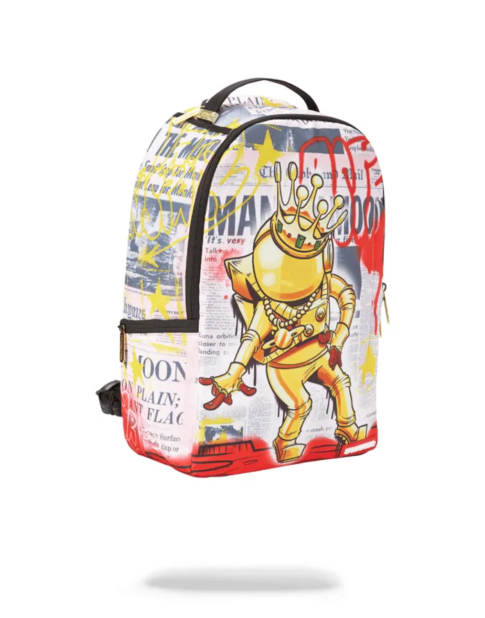 SPRAYGROUND Backpacks GOLD ASTRONAUT 1969 MOON WALK 8211 Universal SPRAYGROUND Backpacks GOLD ASTRONAUT 1969 MOON WALK 8211 Universal