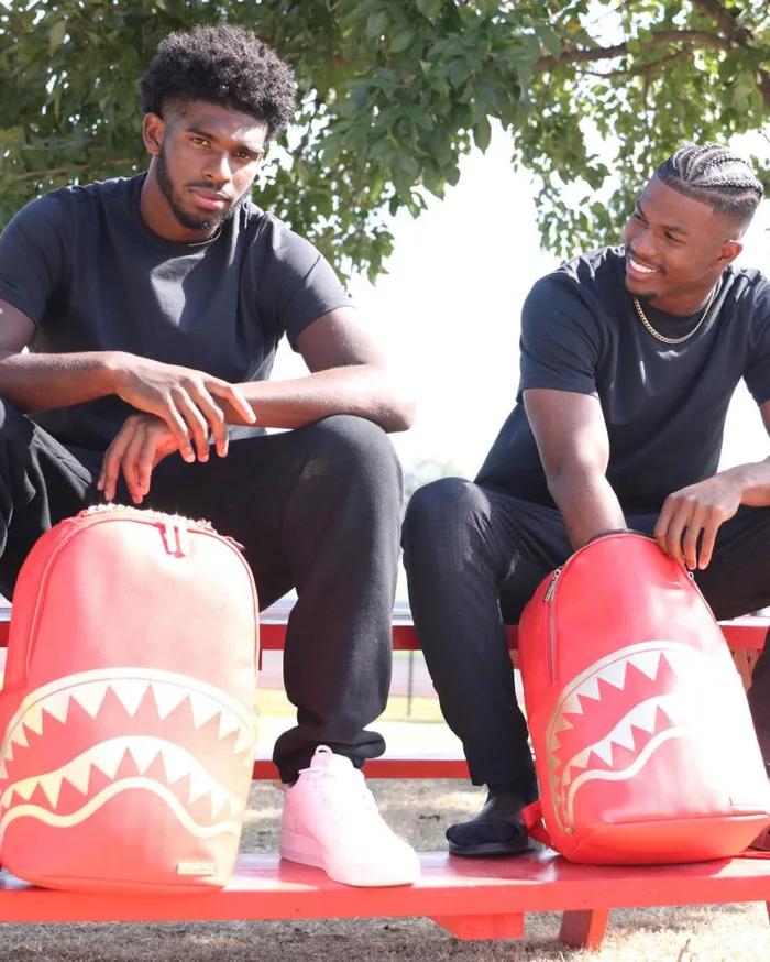 SPRAYGROUND Backpacks KING OF KINGS SHEDEUR and SHILO SANDERS SHARK BACKPACK 8211 Universal