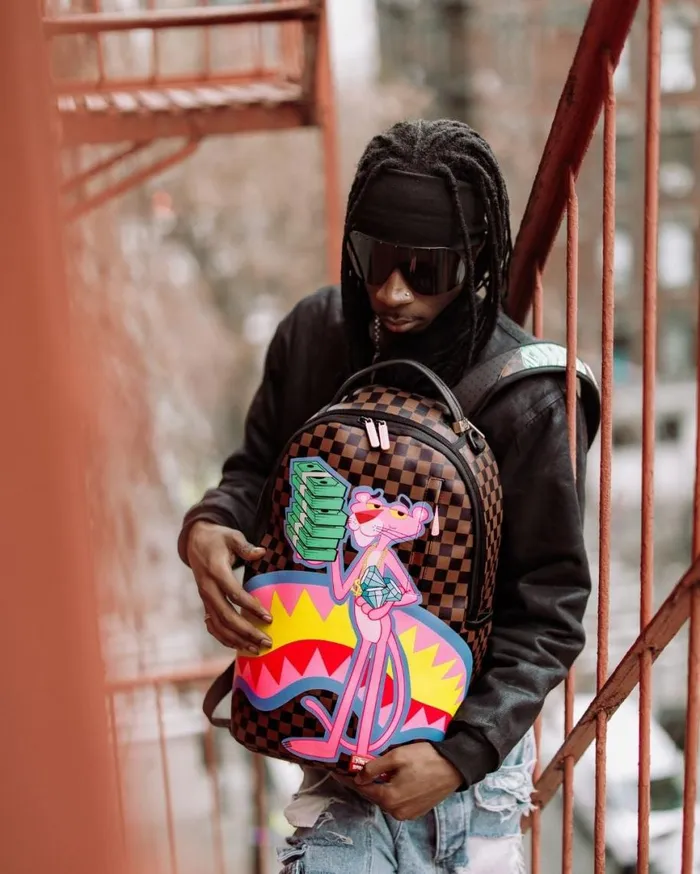 SPRAYGROUND Backpacks PINK PANTHER WE OUT HERE 8211 Universal SPRAYGROUND Backpacks PINK PANTHER WE OUT HERE 8211 Universal